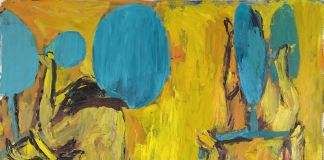 Georg Baselitz, Die Mädchen von Olmo II, 1981, olio su tela, 250x249 cm. Musée national d’art moderne, Centre Pompidou, Parigi © Georg Baselitz 2021. Photo   Centre Pompidou, MNAM CCI
